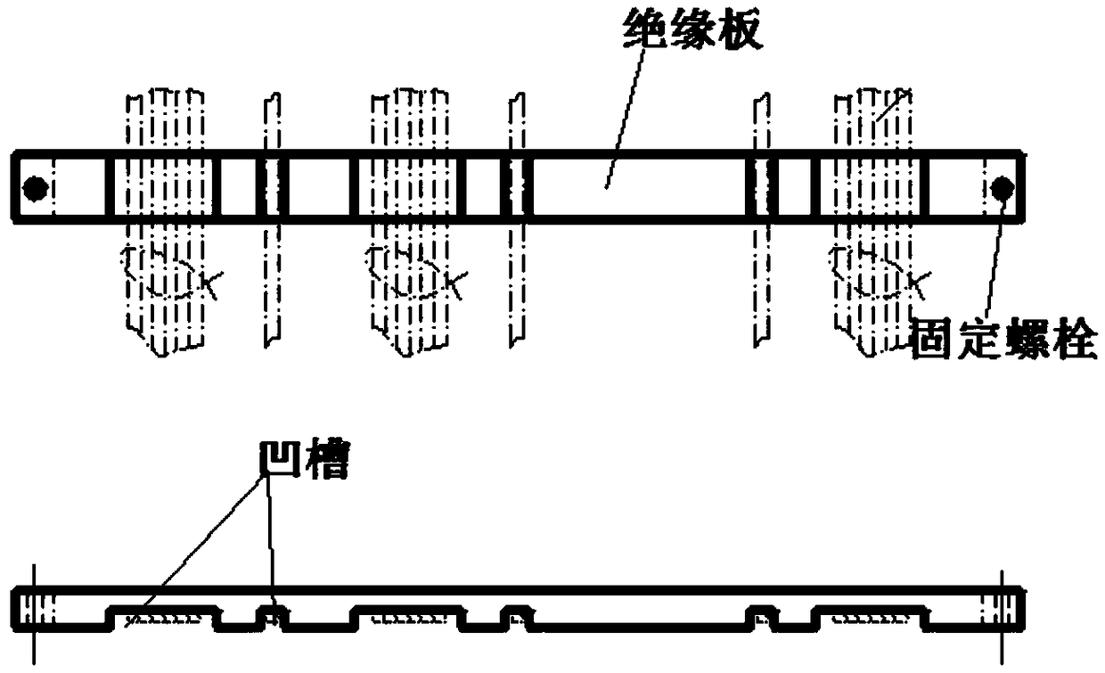 Conductor clip for high-voltage leads of oil-immersed transformer