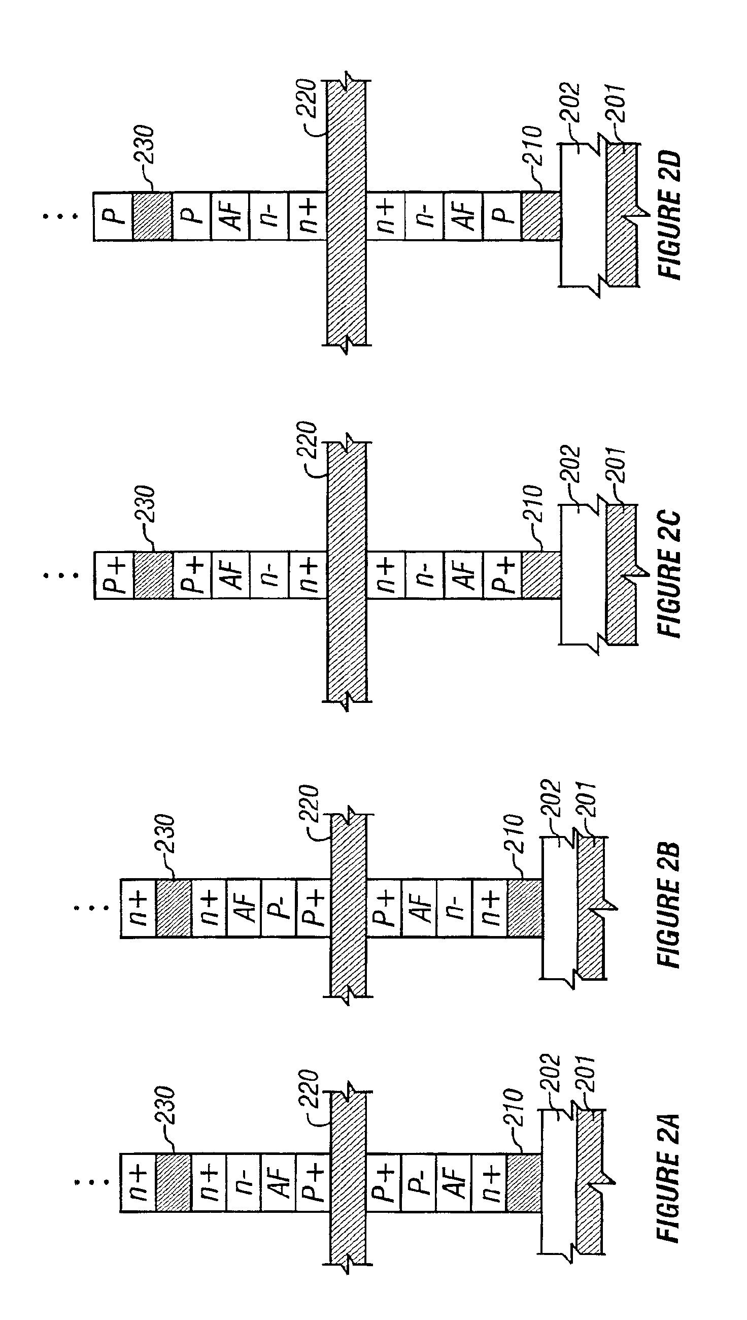 Electrically isolated pillars in active devices