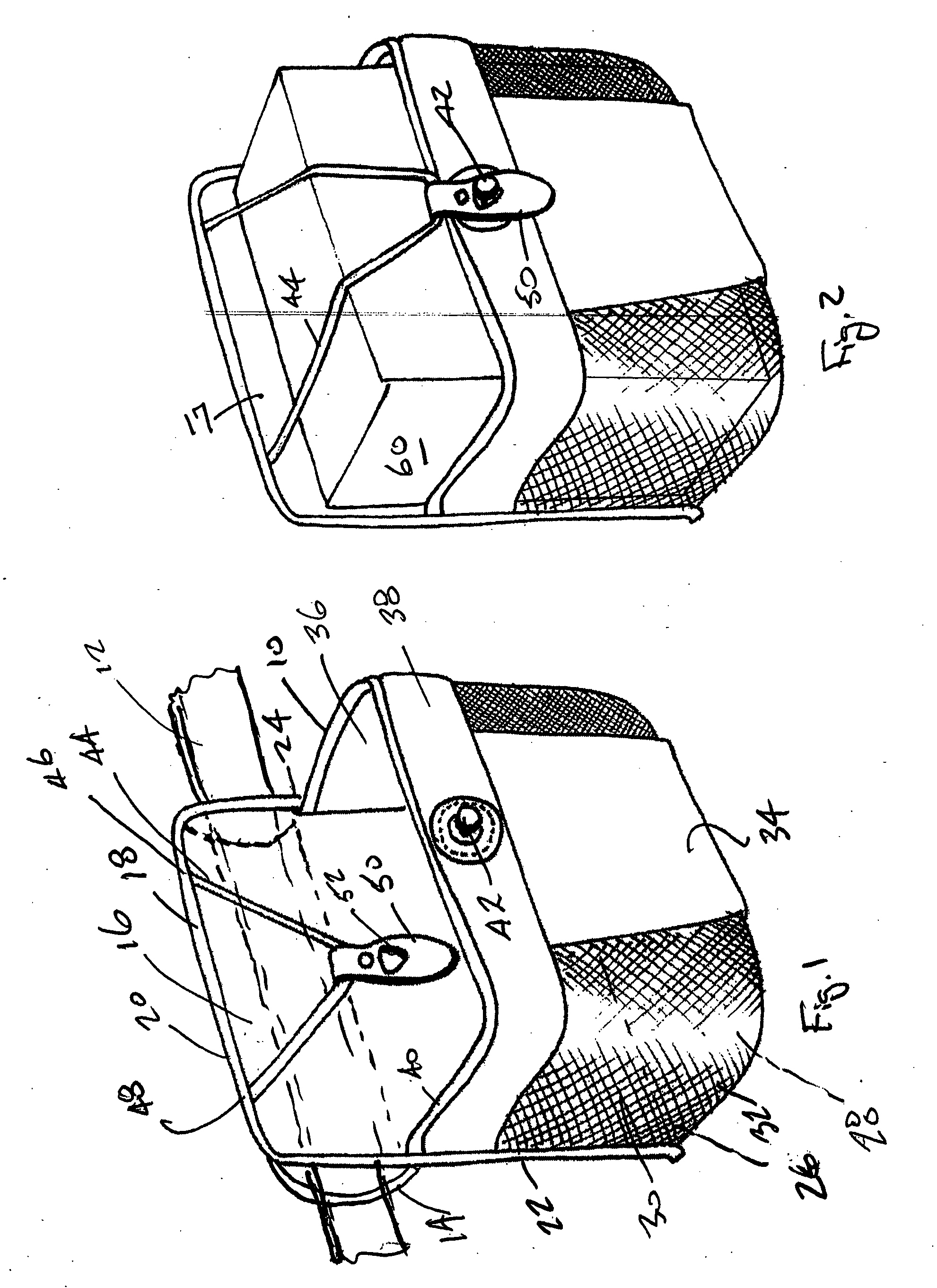 Storage pocket construction