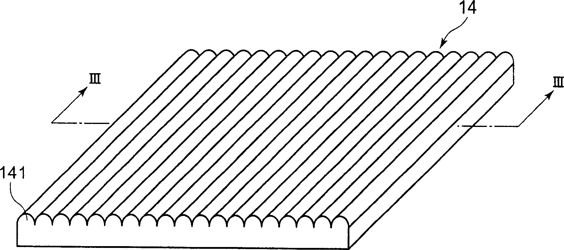 Diffusion plate, surface light source device and transmission type display device