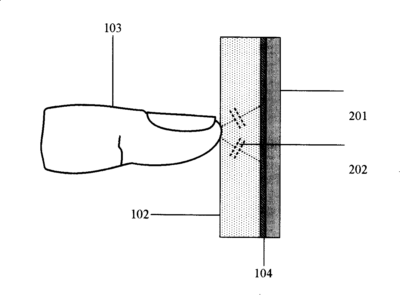 Infrared touch screen triggered by body capacitance