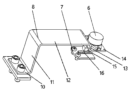 Vehicle body hinged device and rotation angle control method for self-guided virtual track train