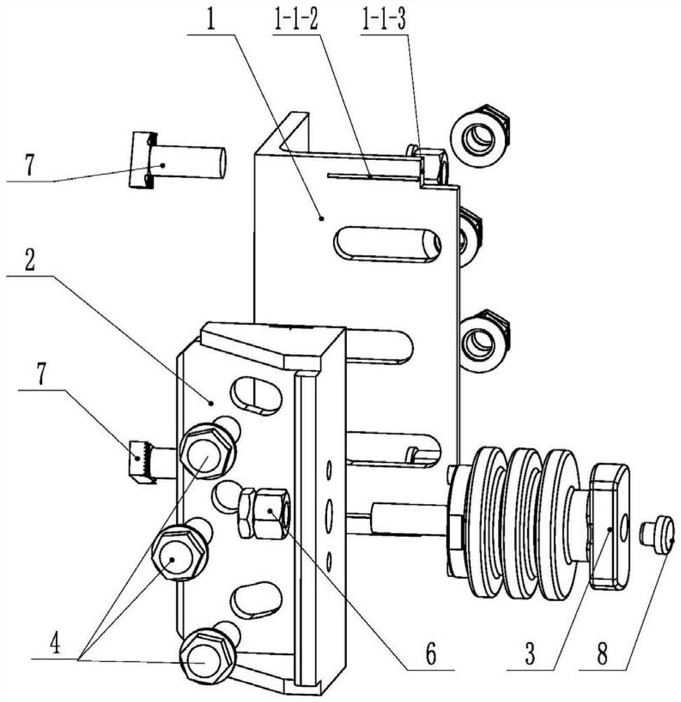 Adjustable insulation supporting device for side contact conductor rail