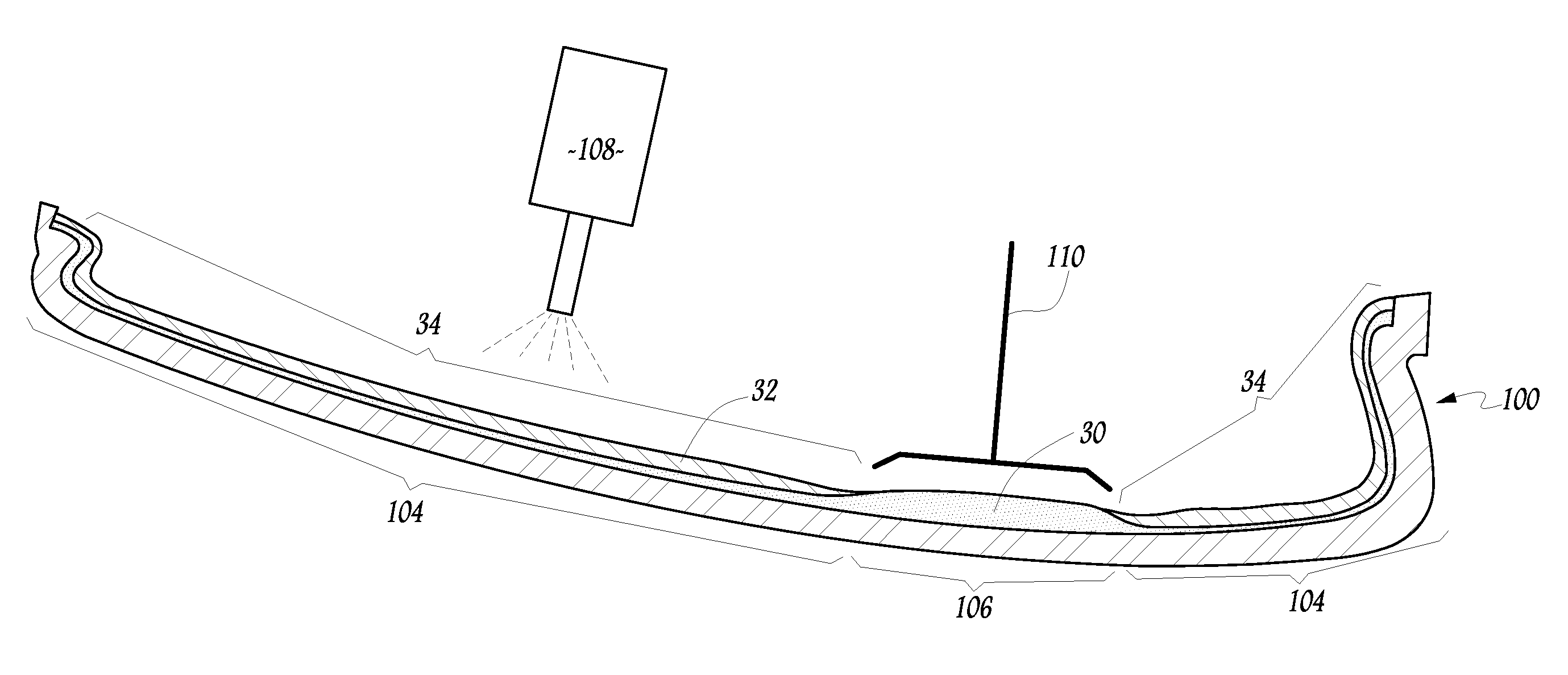 Skin for a motor vehicle trim element, corresponding trim element and vehicle, method for manufacturing such a skin
