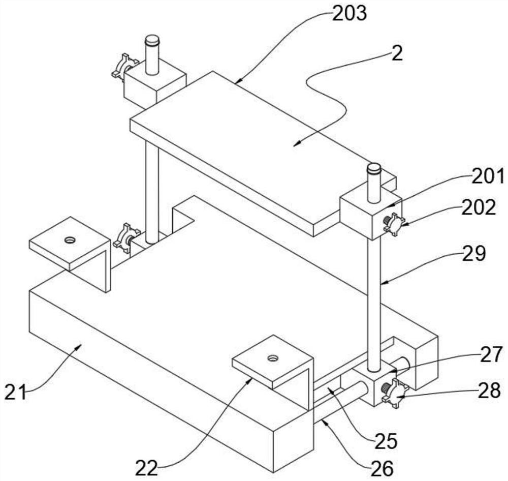 Fixing device for postoperative care of thyroid and mammary gland department