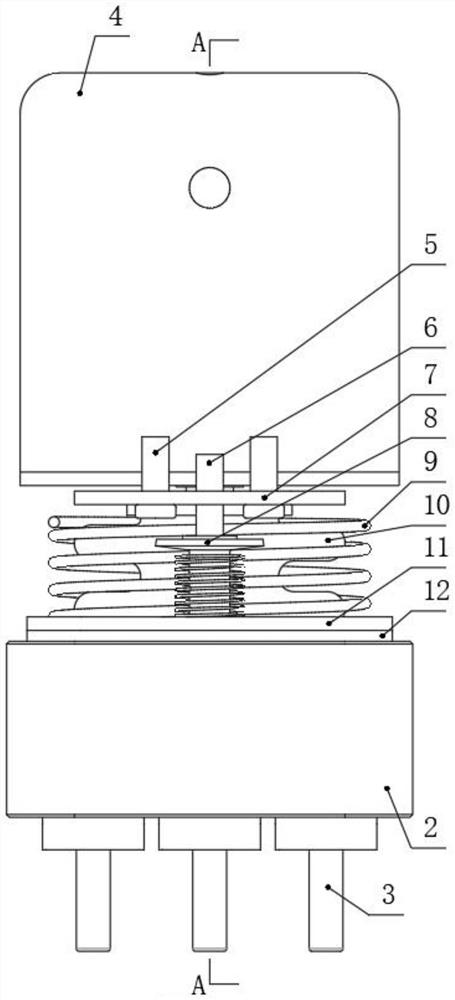 High-voltage vacuum relay