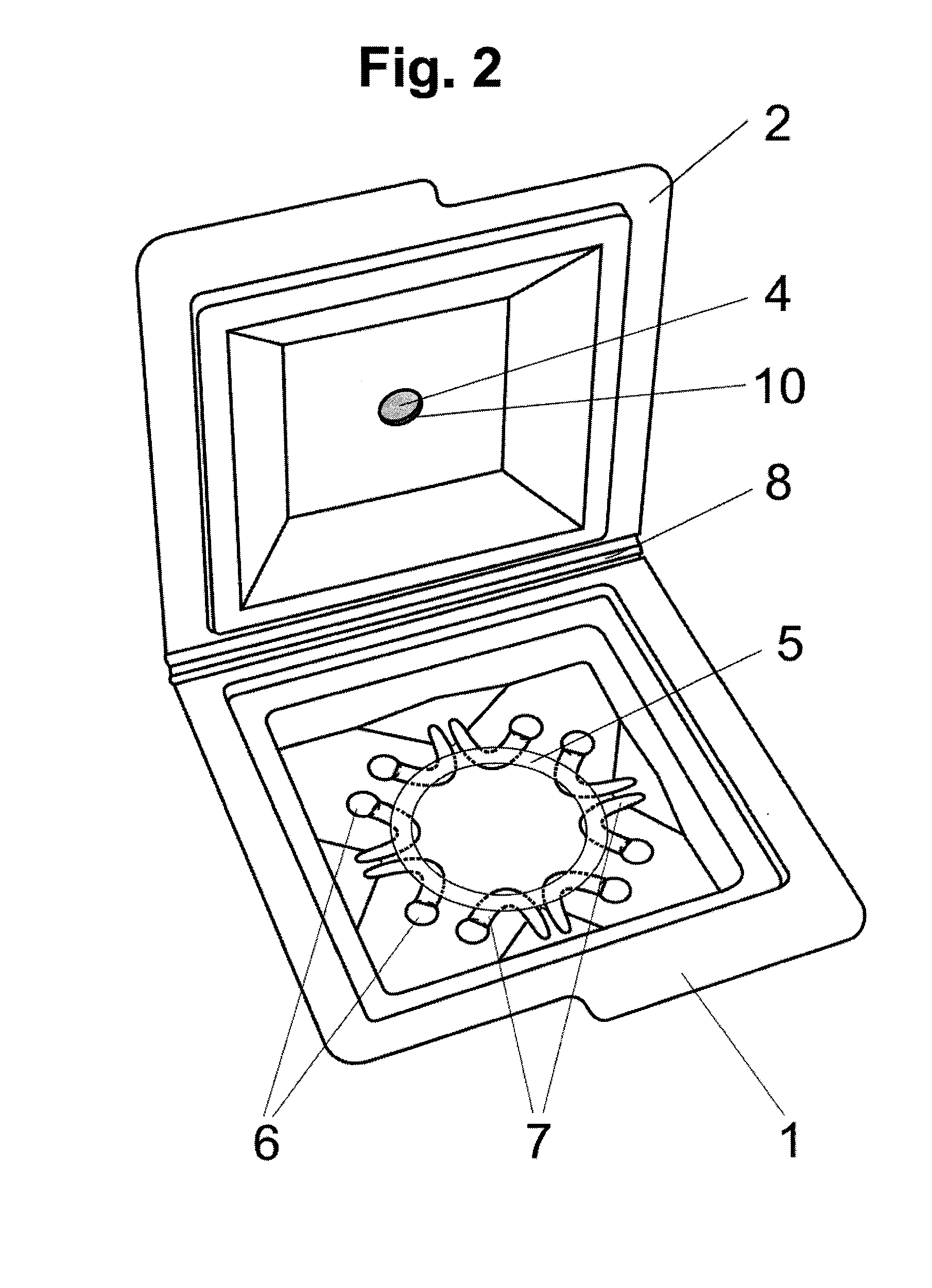 Trap for monitoring the presence of insects