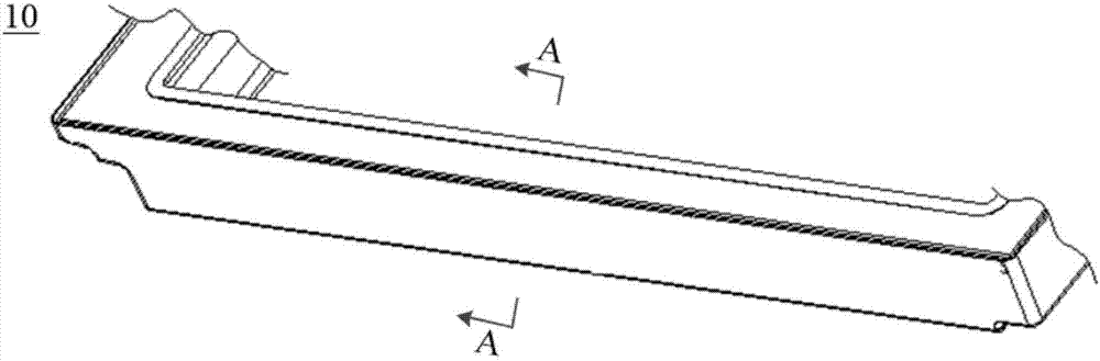 Refrigerating equipment buccal frame and refrigerating equipment with same