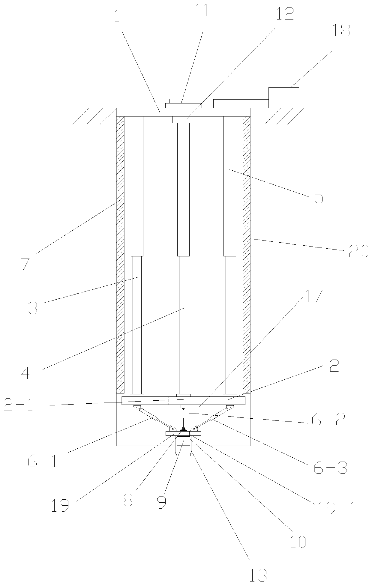 Vibration monitor applied to depth direction and monitoring method