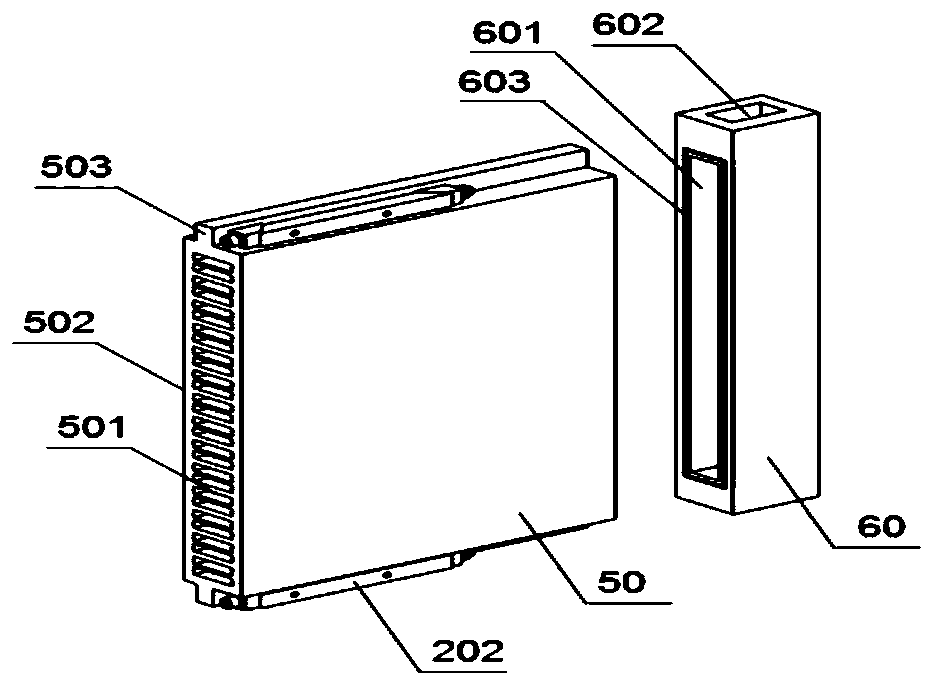 Modular air-cooled chassis structure with enhanced heat dissipation