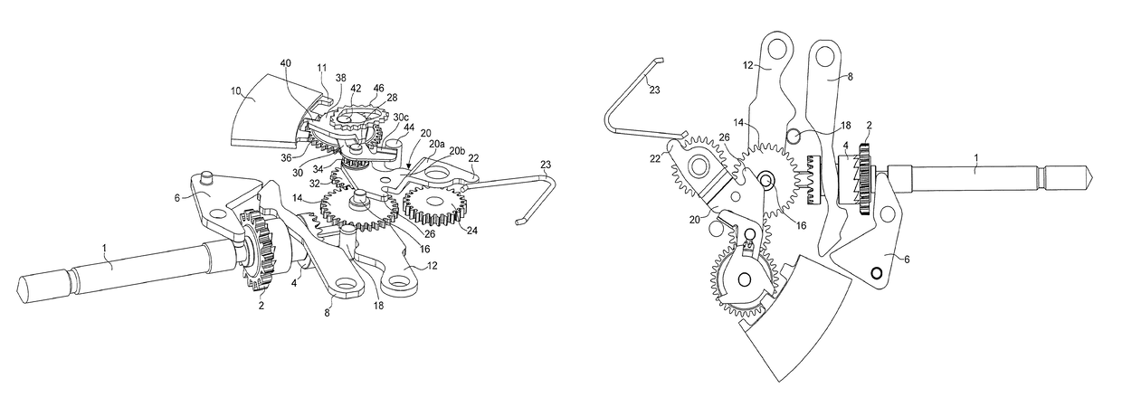 Timepiece movement comprising a date correction mechanism