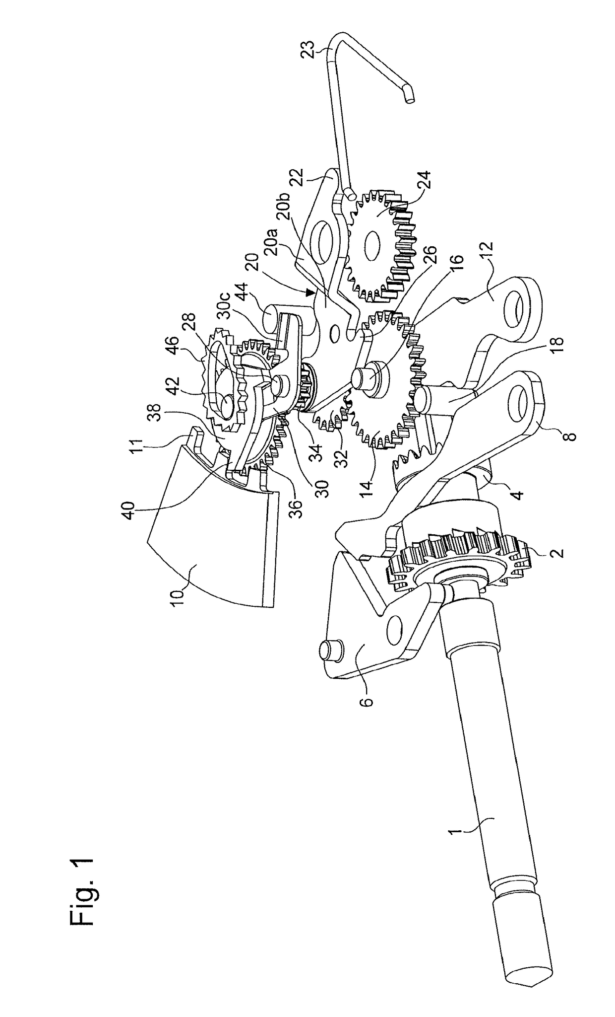 Timepiece movement comprising a date correction mechanism