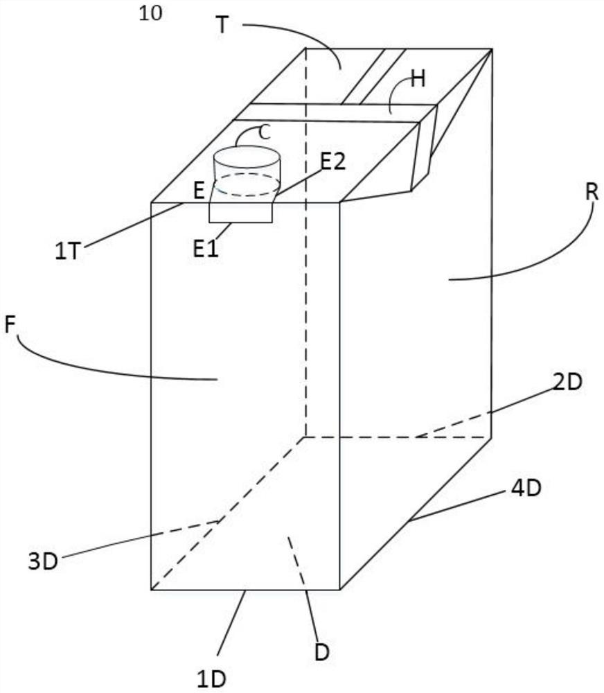 Packaging box and packaging material