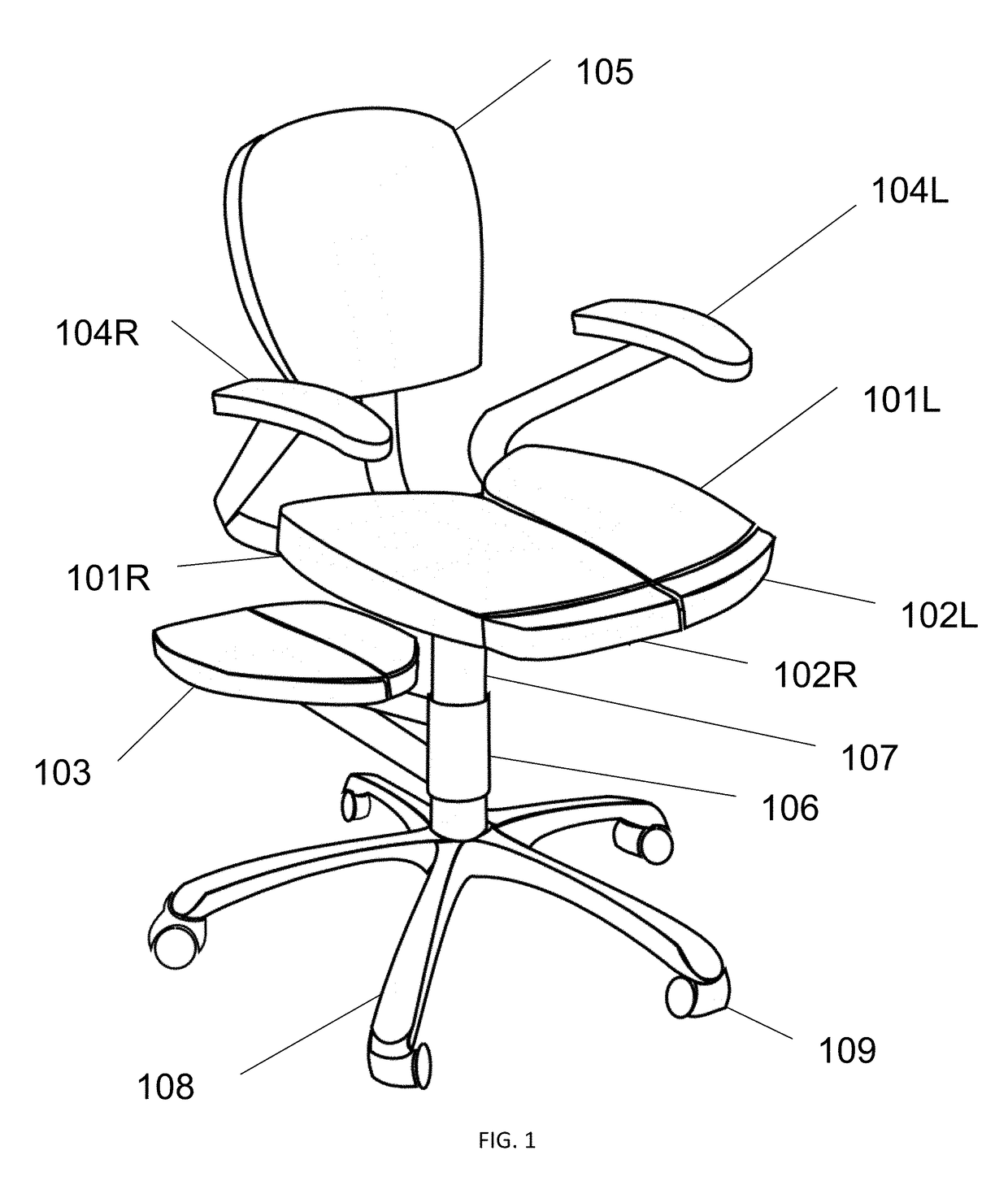 Chair that adapts to multiple sitting positions