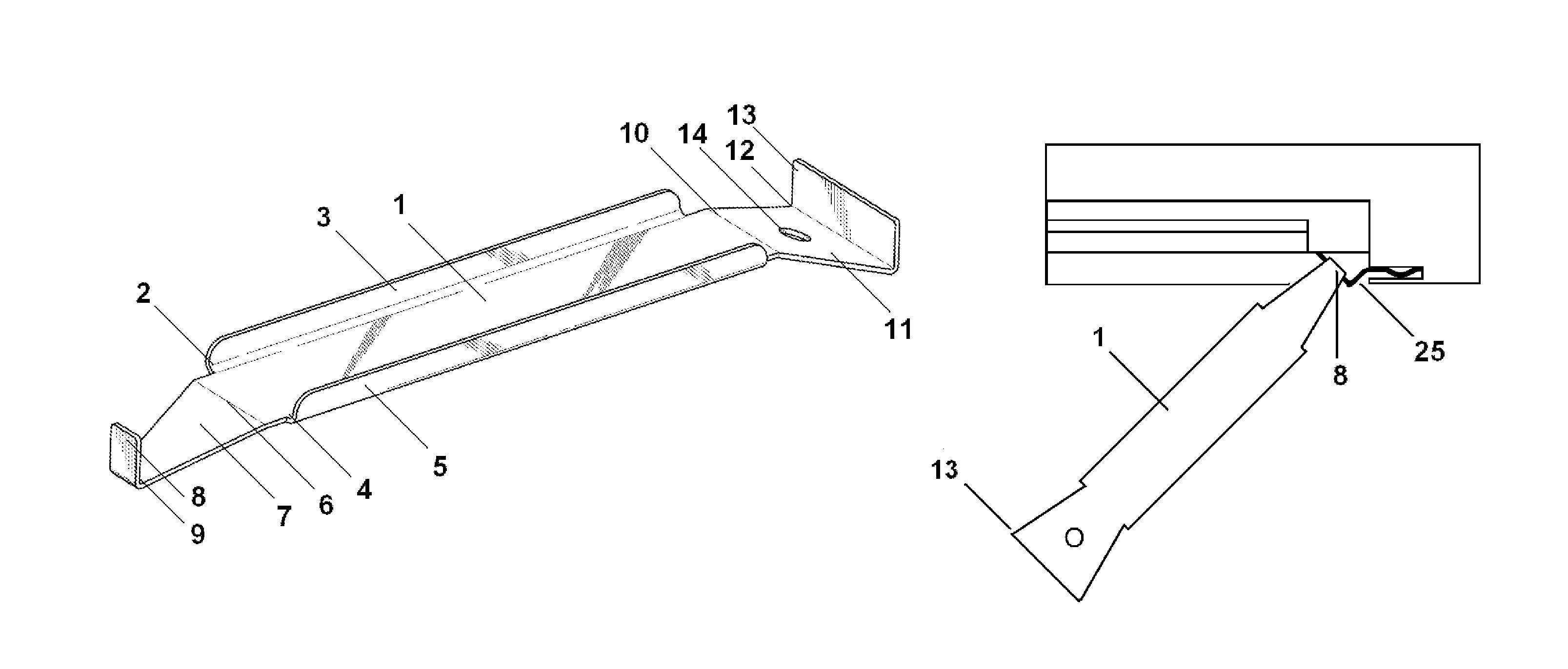 Strip all window and screen removal tool