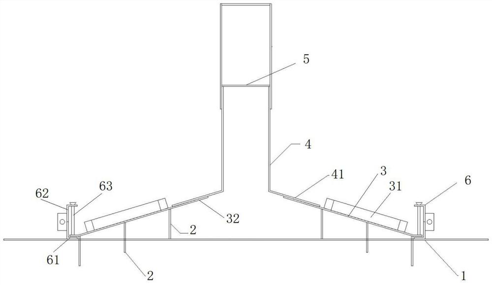 Novel concrete foundation pouring mold