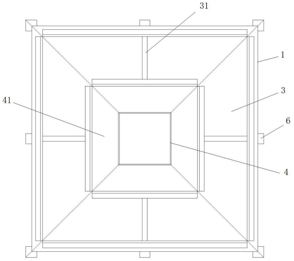 Novel concrete foundation pouring mold