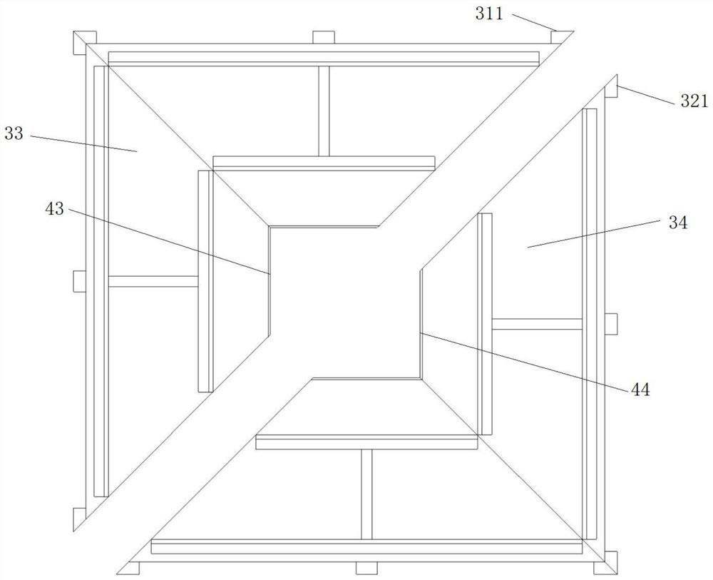 Novel concrete foundation pouring mold