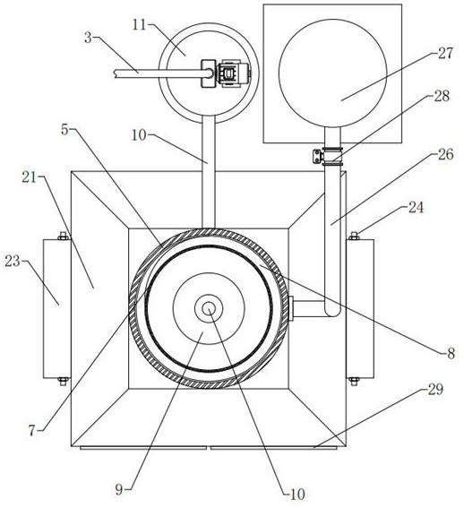 Circulating energy-saving excrement treatment device for breeding