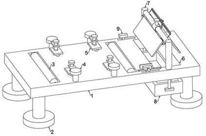 High-precision furniture plate fixed-length cutting device