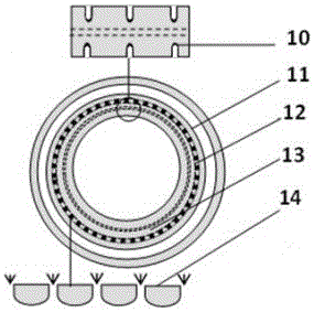 Expandable sand screen device capable of controlling sand removal granularity