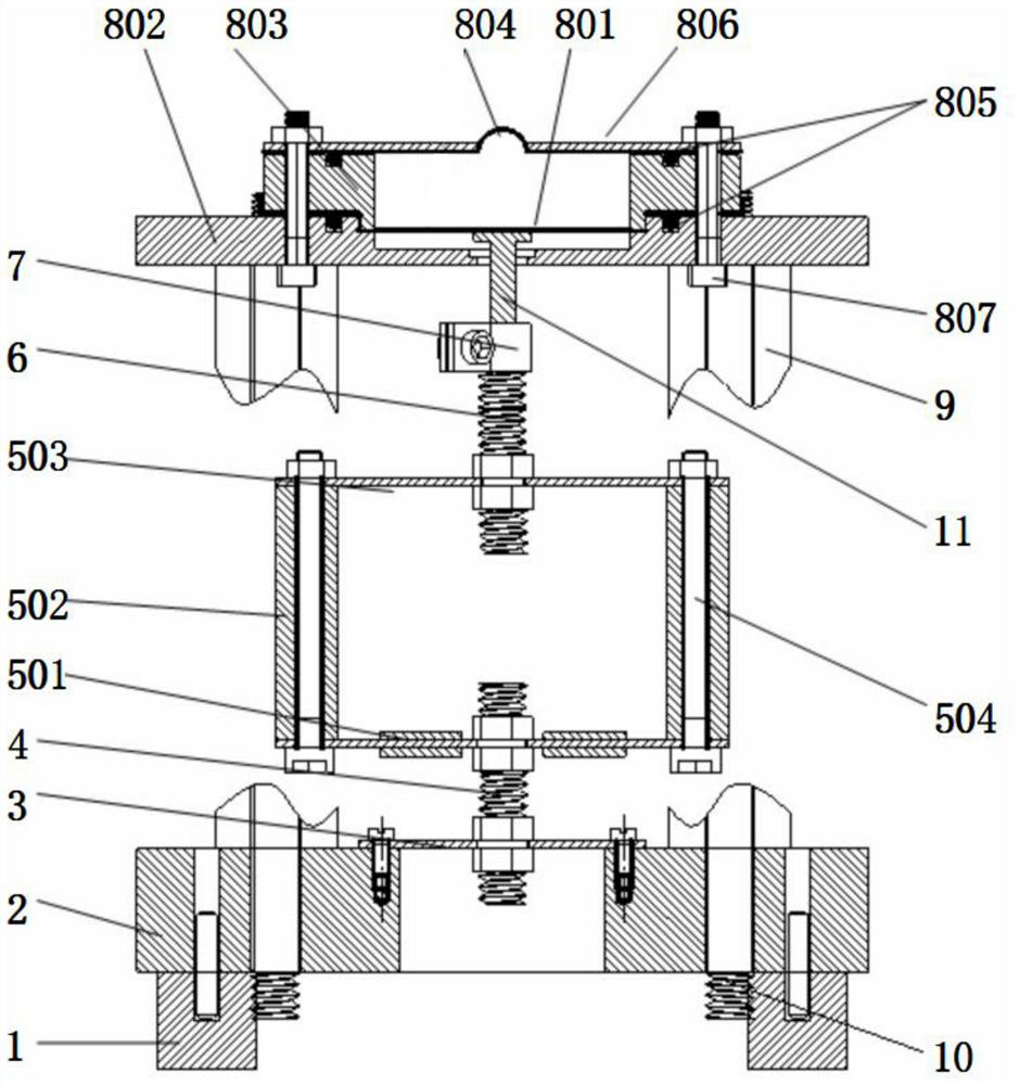 A piezoelectric resonance type flexible point display device