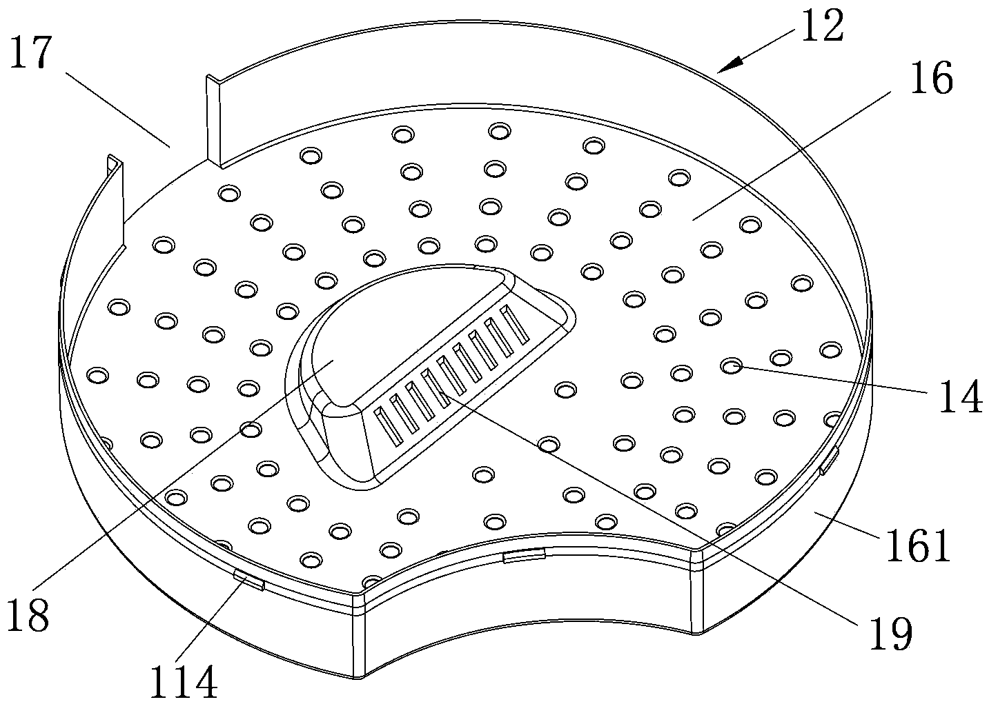 Spraying structure provided washing machine inner cover and washing machine comprising same