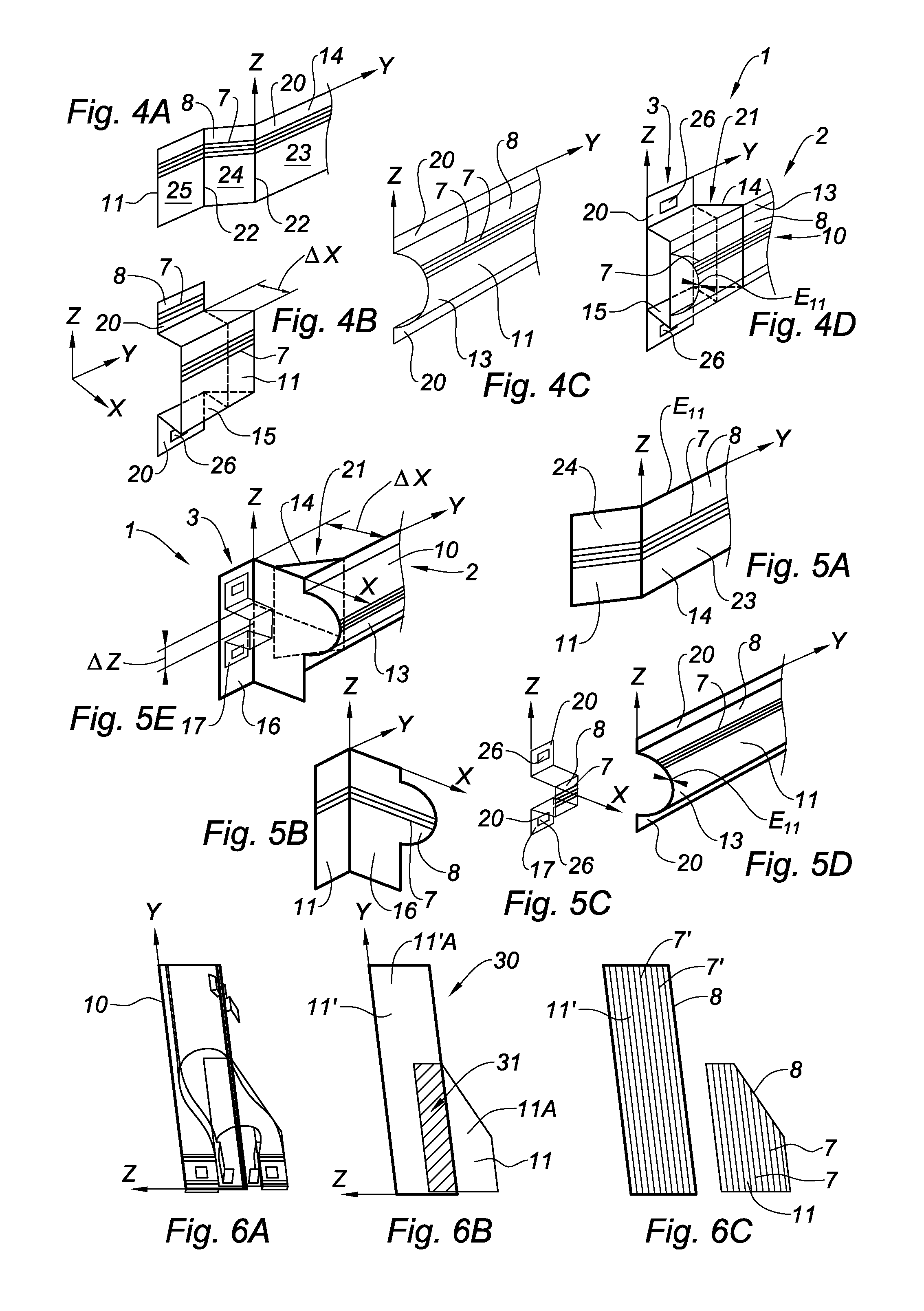 Crossmember made of a fiber-reinforced composite material for a vehicle dashboard and method for manufacturing same