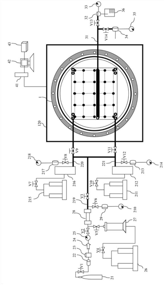 Physical simulation system and method for steam flooding heavy oil recovery in vertical and horizontal wells