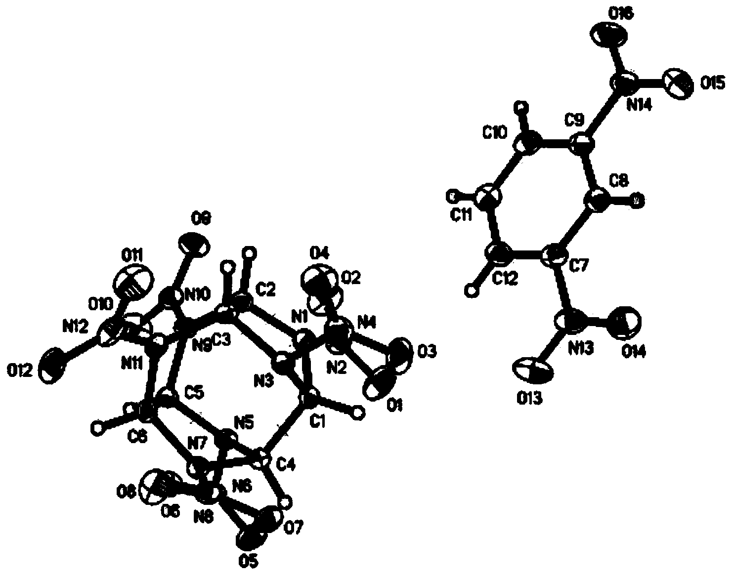 Preparation method for hexanitrohexaazaisowurtzitane and m-dinitrobenzene co-crystallized explosive
