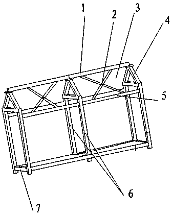 Simple steel-frame structure