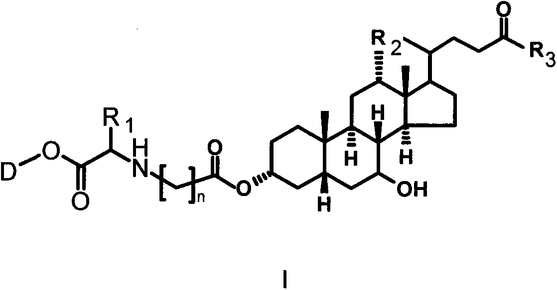 Bile acid-drug conjugate with amino acid as connexon, and medical application thereof