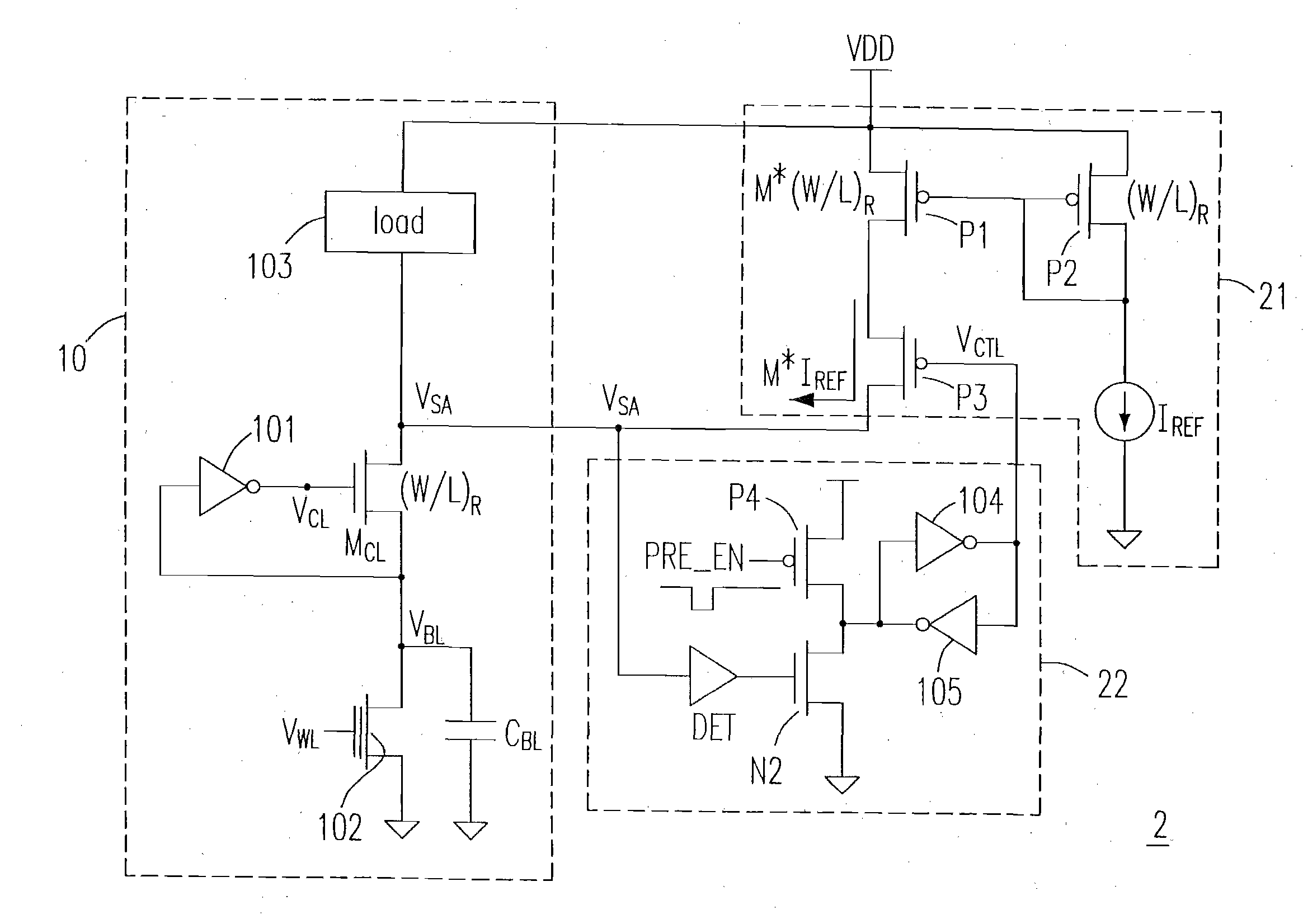 Memory, bit-line pre-charge circuit and bit-line pre-charge method