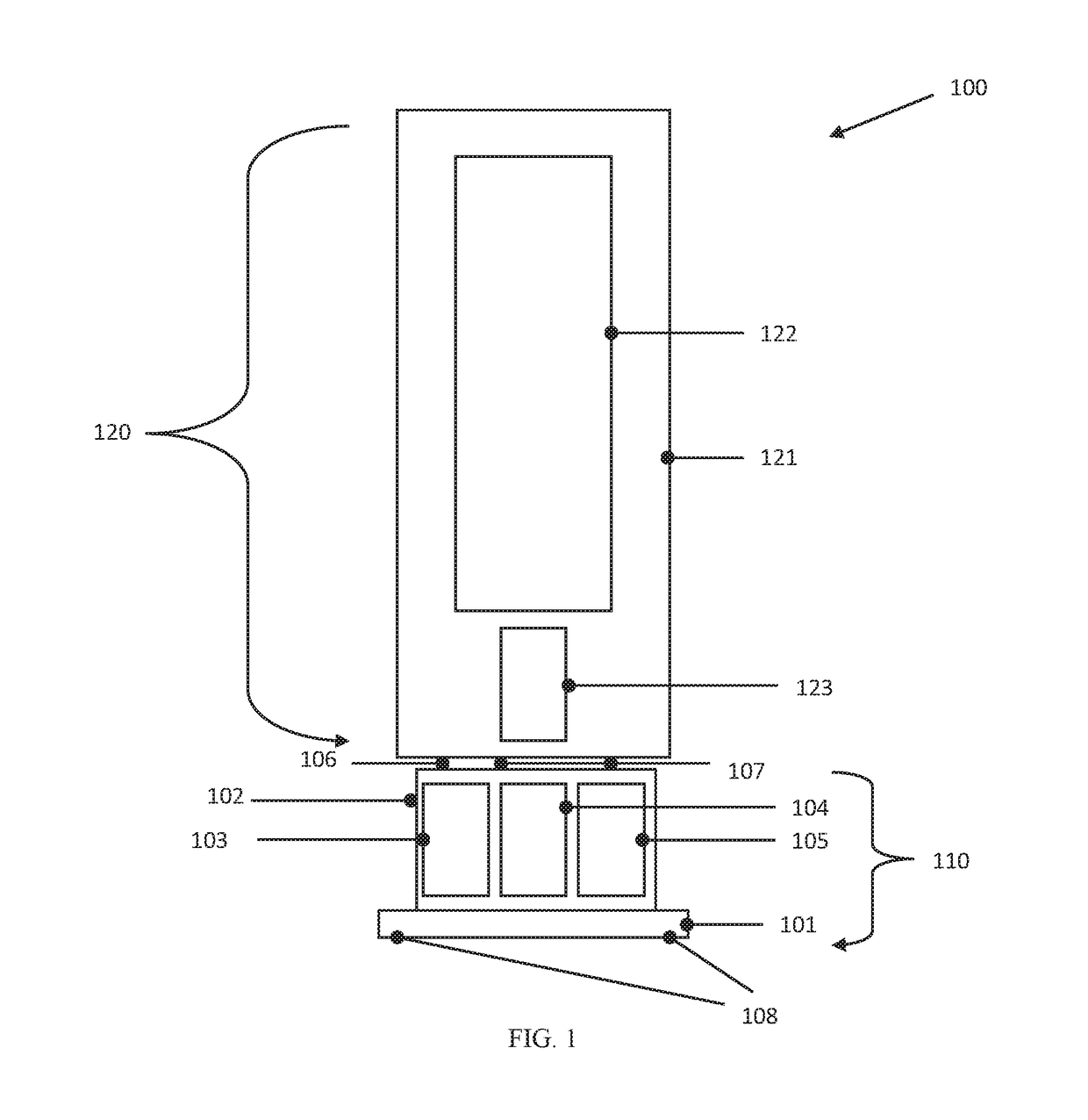 Mounting plinth for self-service terminal (SST)