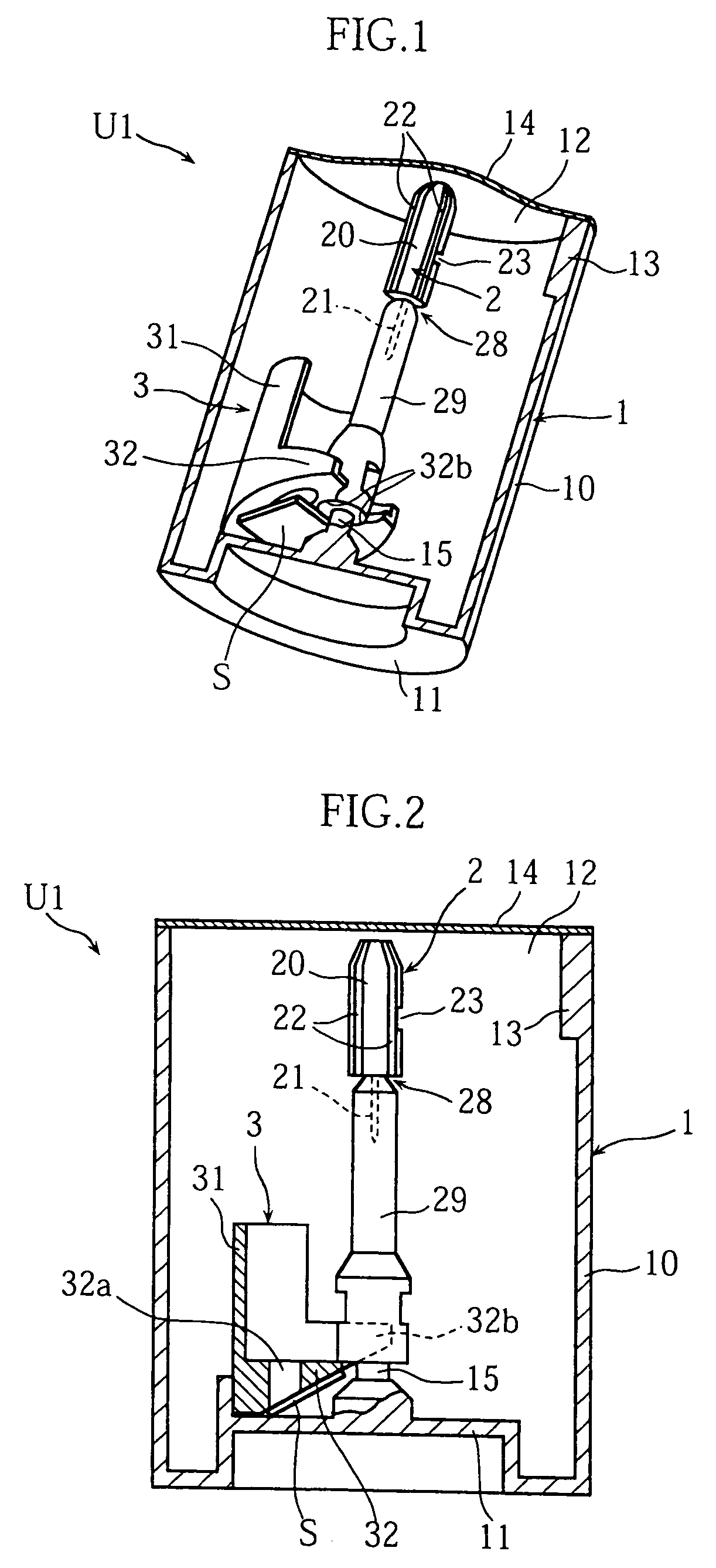 Unit for piercing, and piercing device