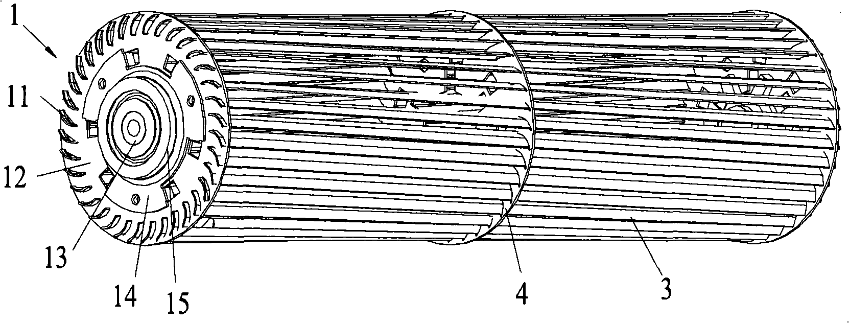 Cross-flow fan