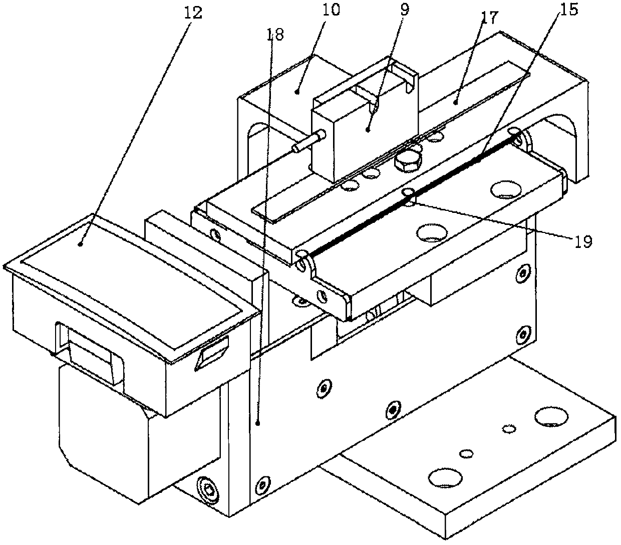 Electronic automatic measurement device for length of bottle body