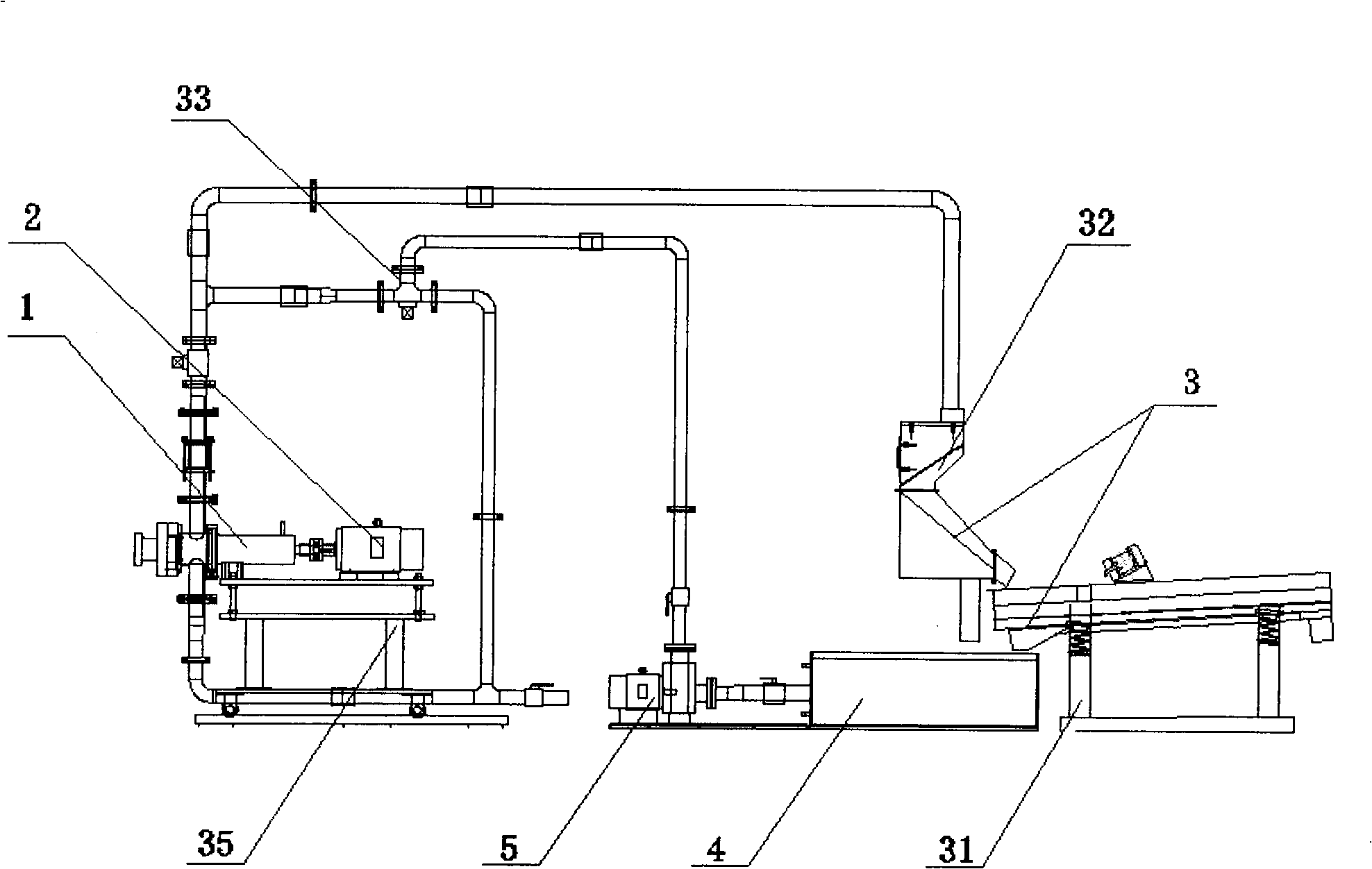 Submarine cutting system of resin micro beads