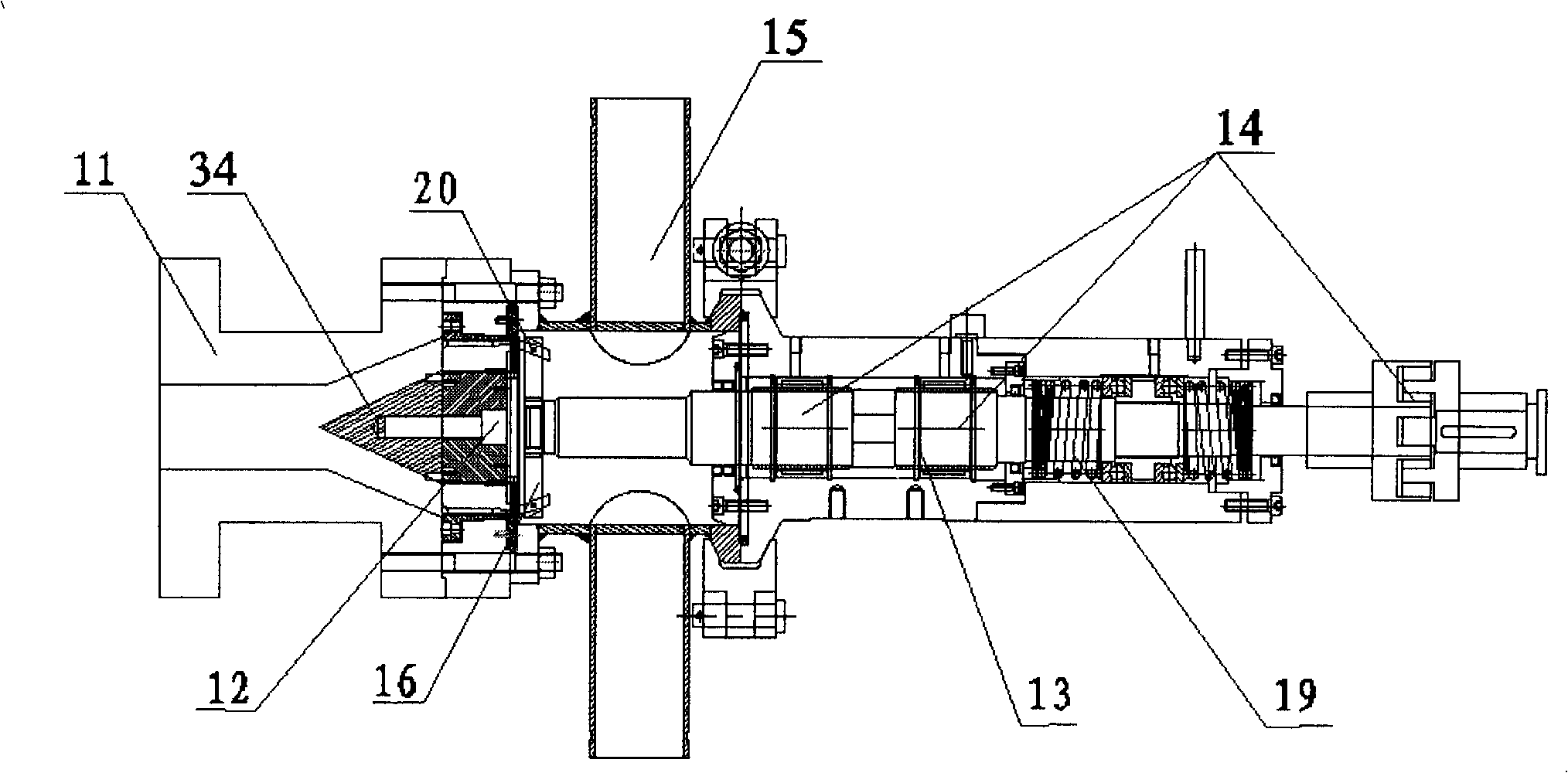 Submarine cutting system of resin micro beads