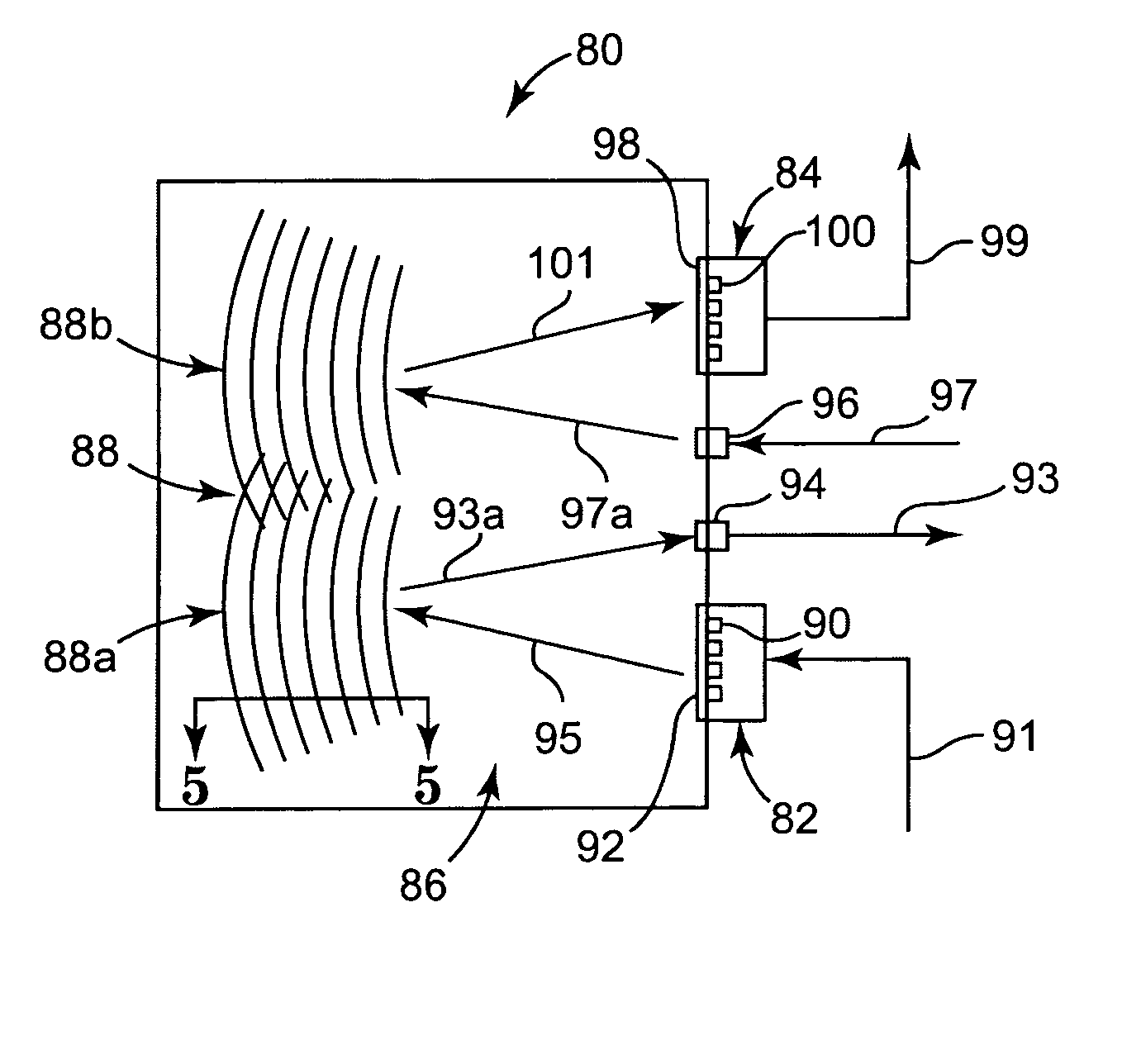 Integrated volume holographic optical circuit apparatus