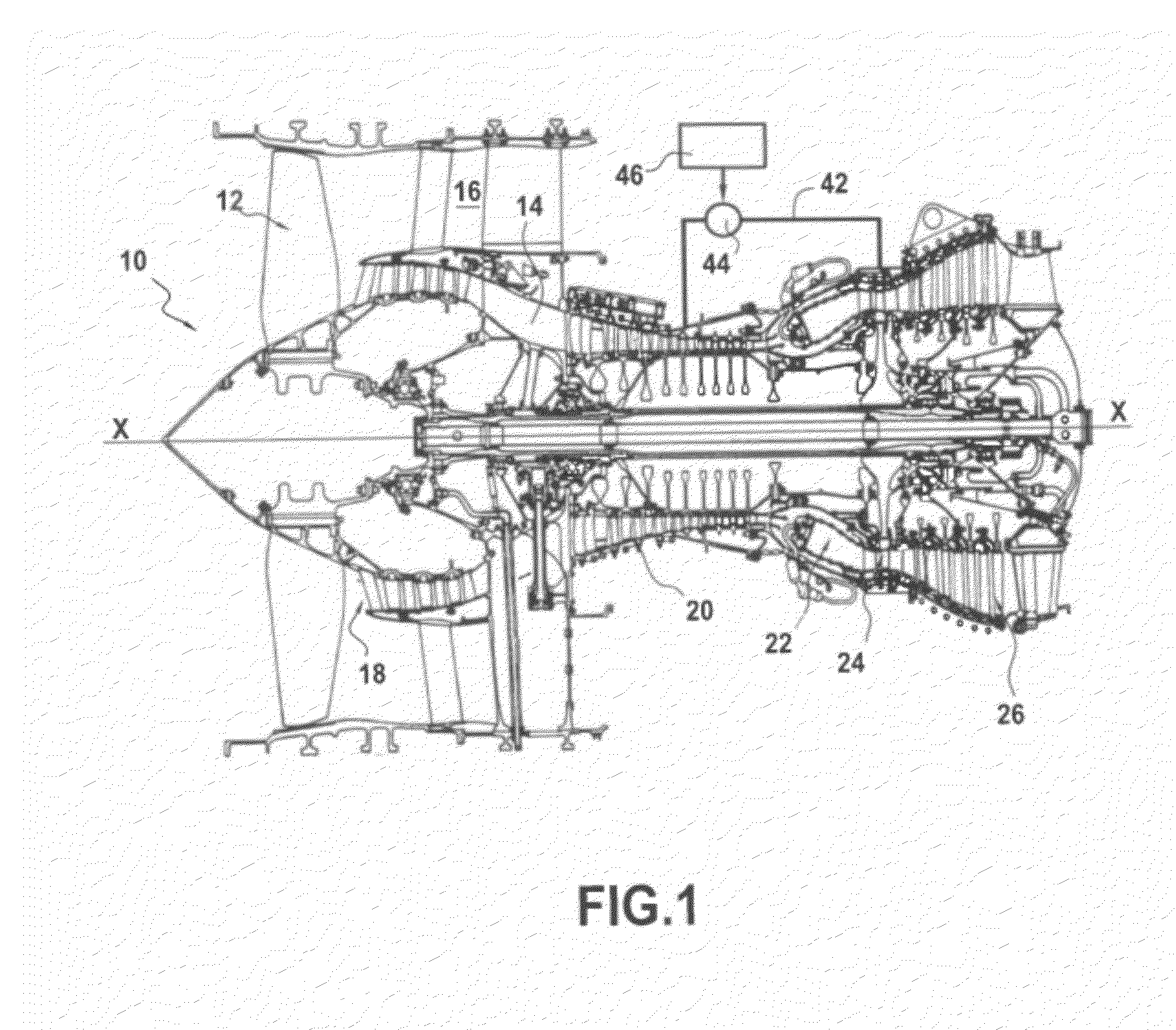 Control unit and a method for controlling blade tip clearance