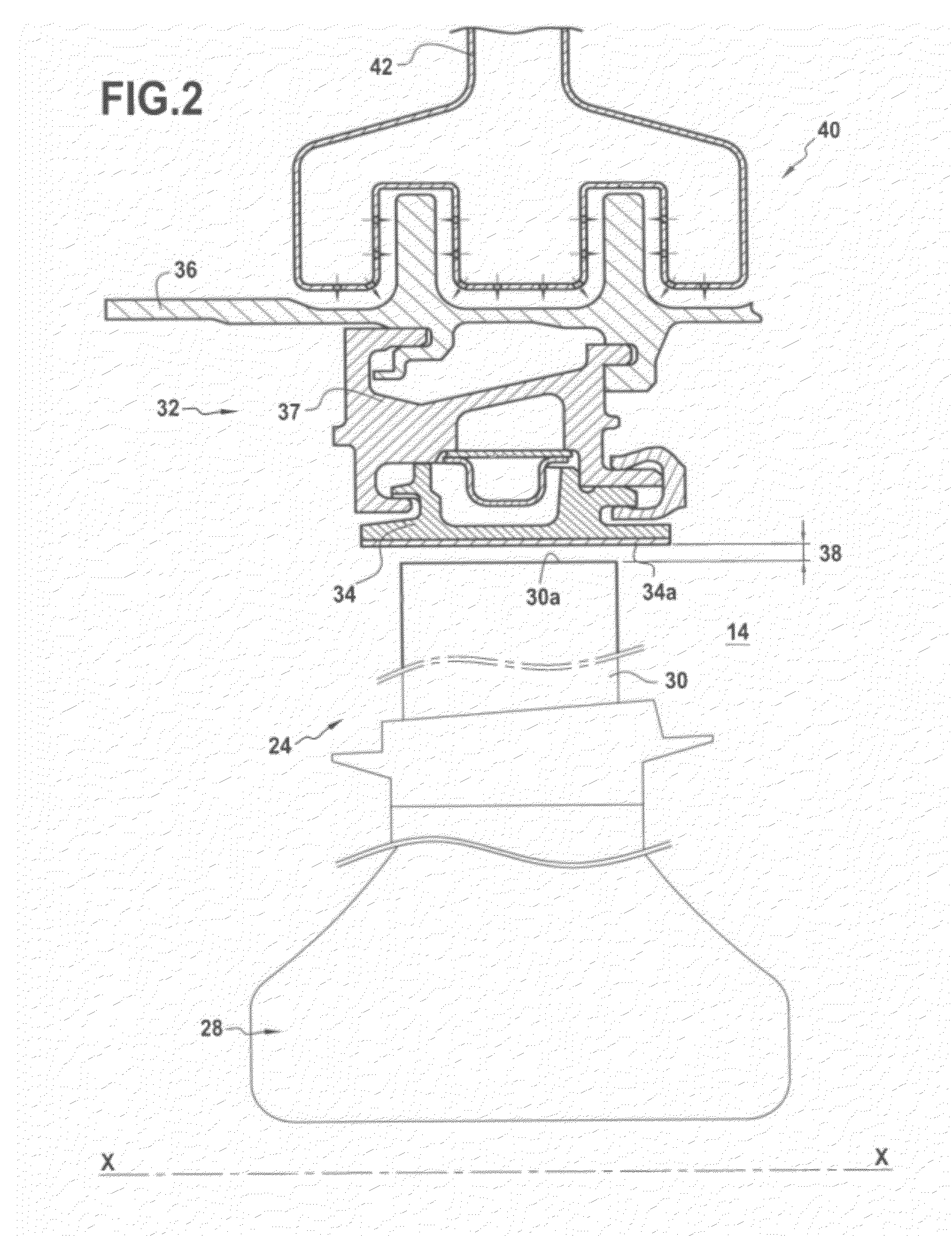 Control unit and a method for controlling blade tip clearance