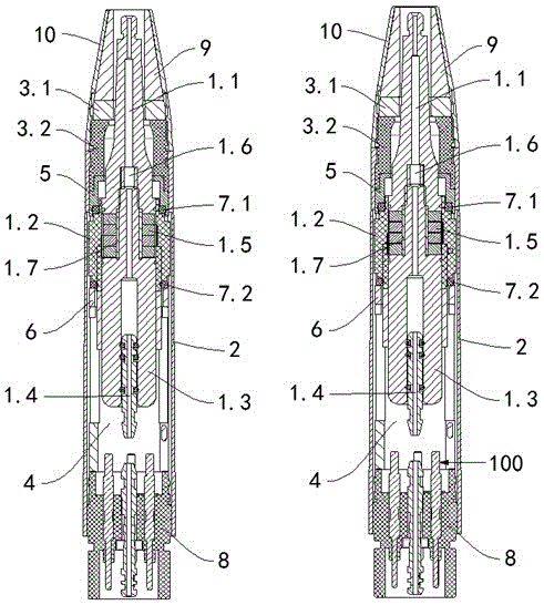 Novel luminous ultrasonic tooth cleaner handle and processing technology thereof