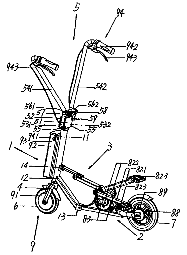Portable folding steel-plastic electric pedal bike skillful in use