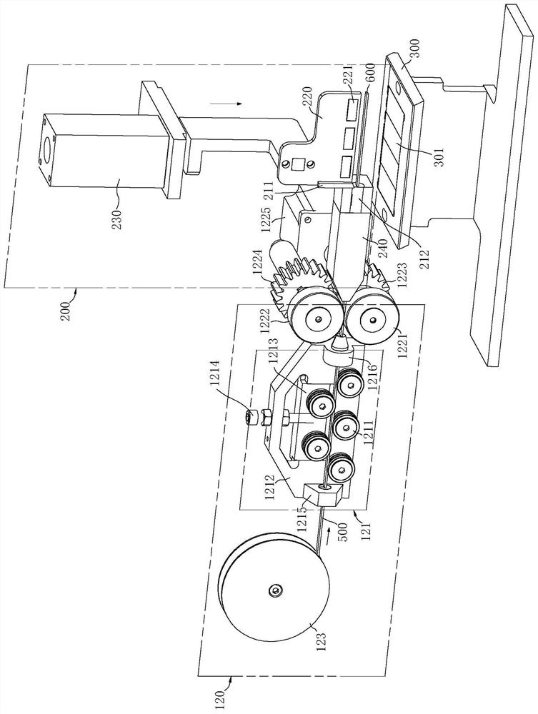 Nose bridge strip mounting device and method and mask manufacturing device