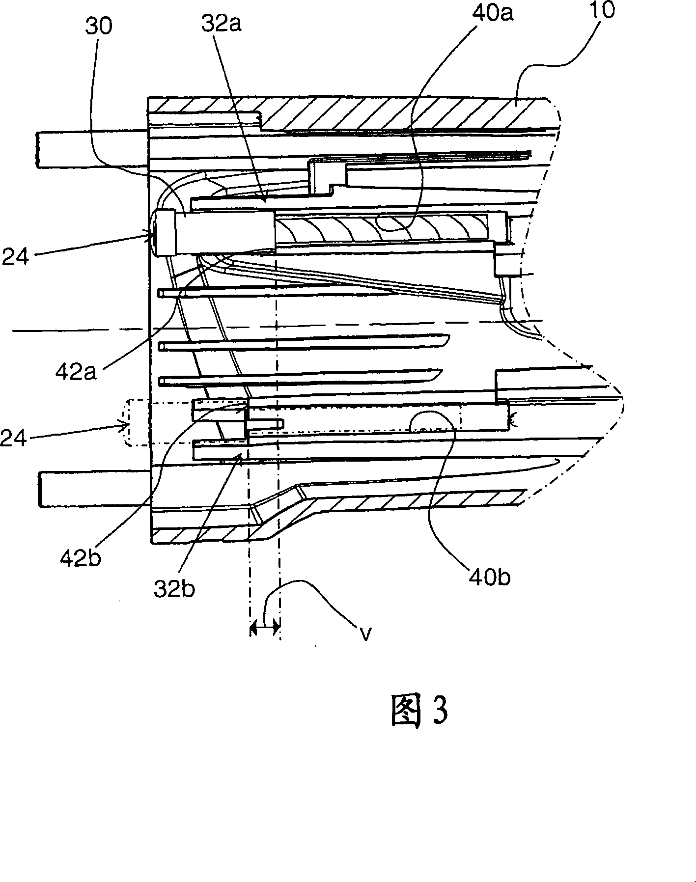 Hand tool device has multipart housing