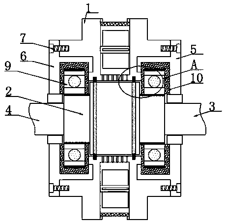 Motor insulated bearing chamber