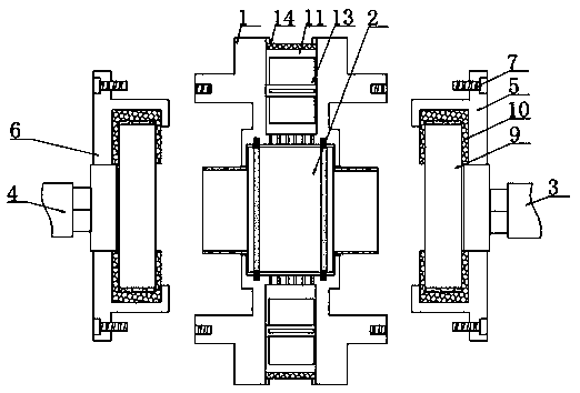 Motor insulated bearing chamber