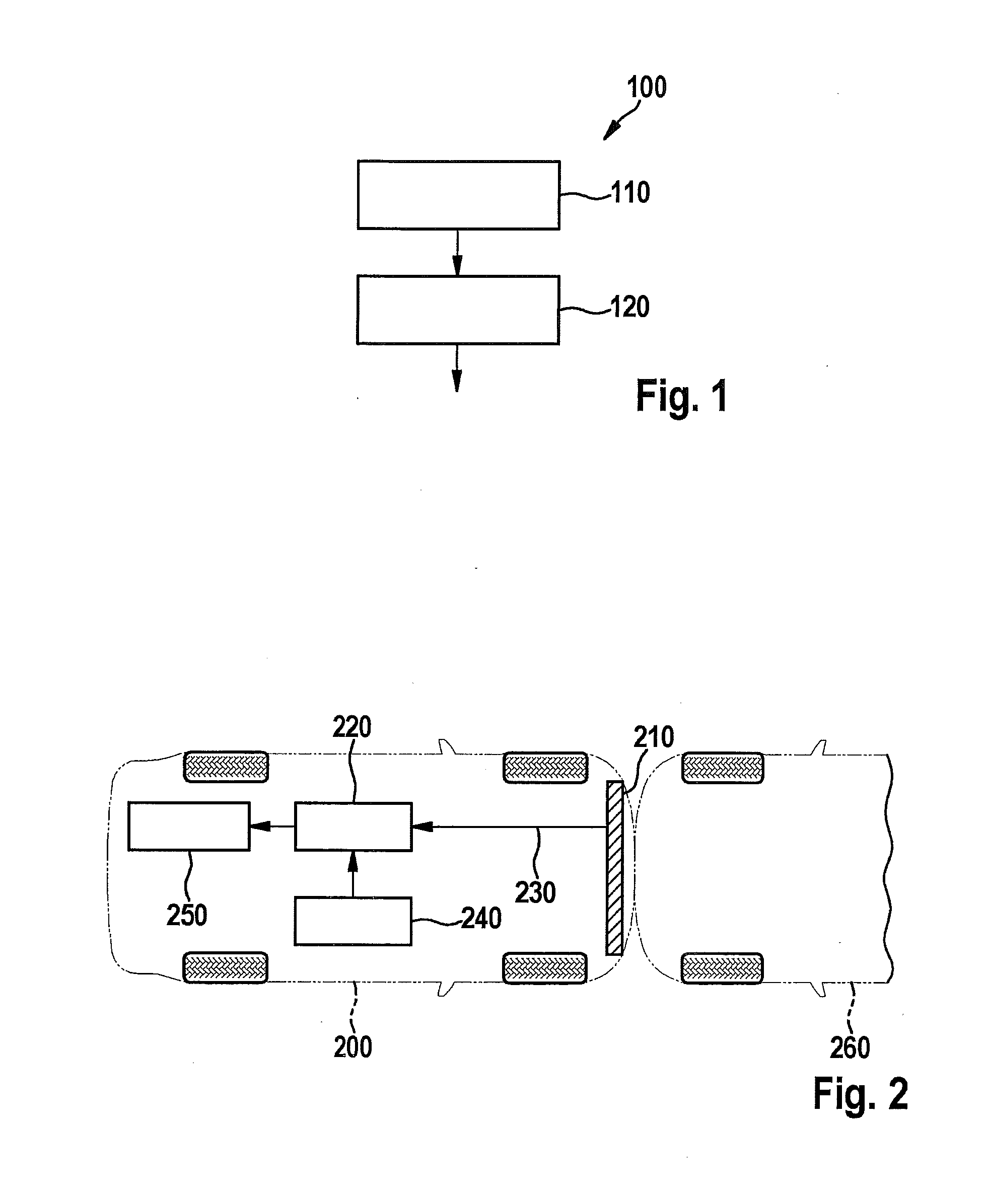 Method and control unit for detecting an impact of a collision object on a vehicle
