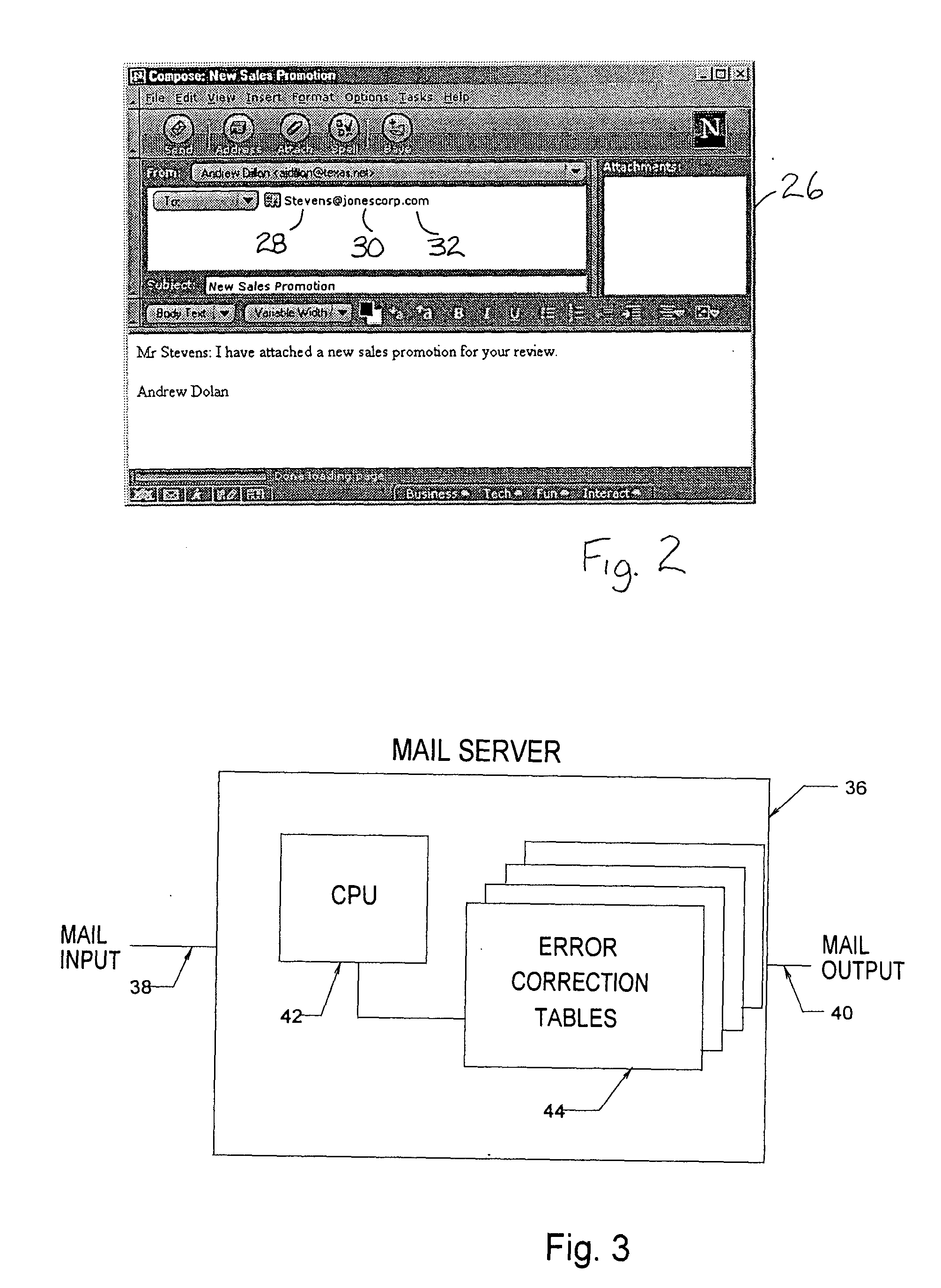 Method and system for automatic error recovery in an electronic mail system
